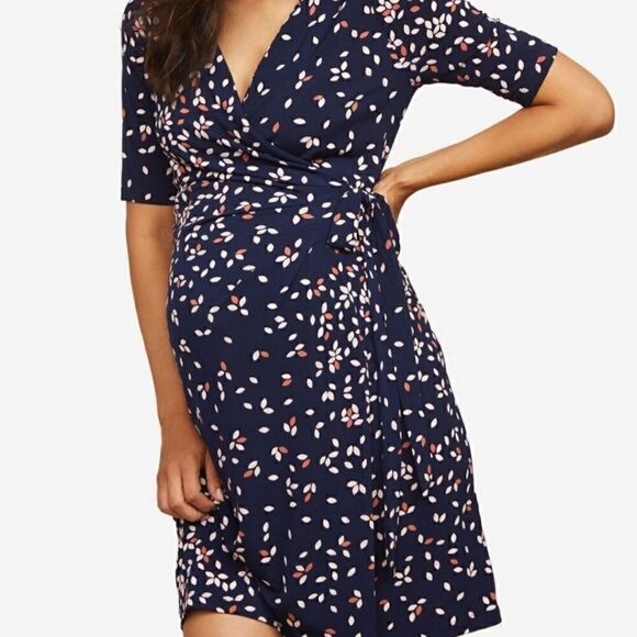 Jessica Simpson Maternity Wrap Dress. Like new! - Picture 1 of 6